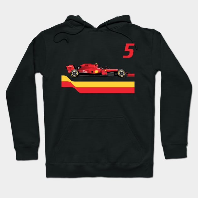 Race Car 5 Hoodie by marieltoigo